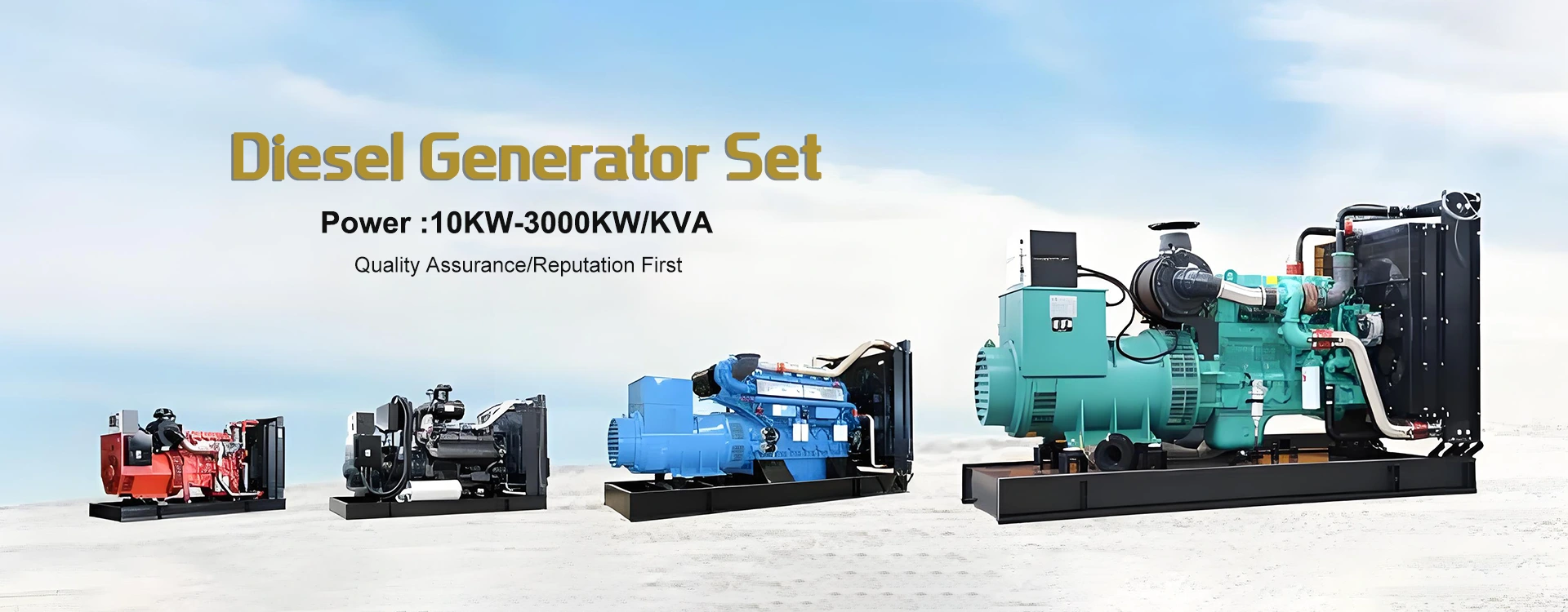 Malaking pabrika ng generator ng diesel