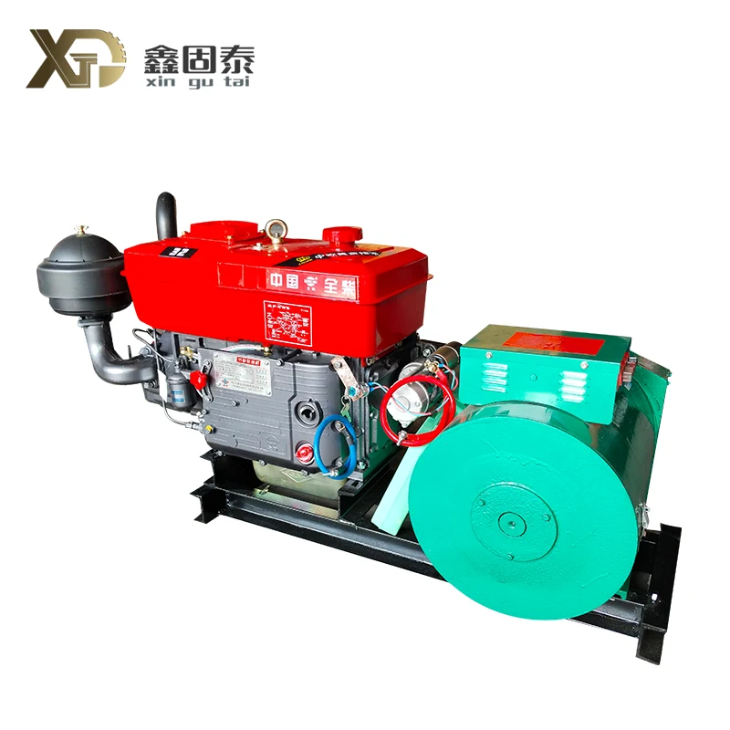 Itakda ang hand-cranked diesel generator